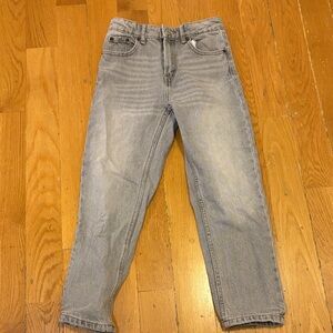 Zara Kids Light Gray Jeans girls size 10